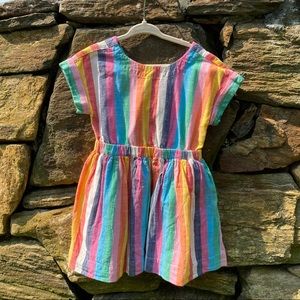 Crew cuts rainbow dress
